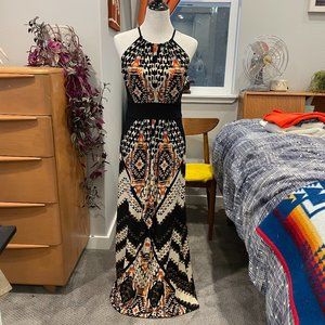 Tribal Print Maxi Dress
